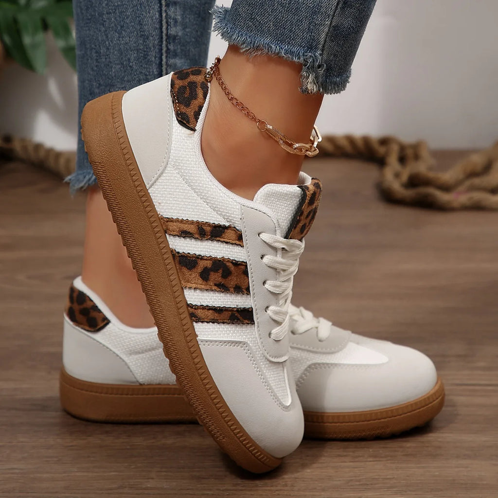Women's Leopard Print Slip-On Sneakers