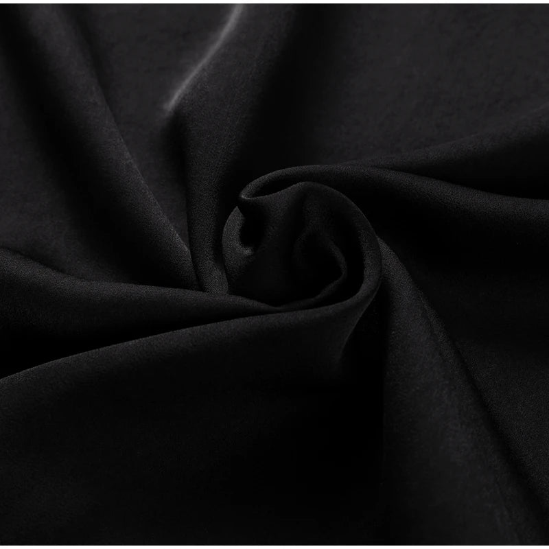 Elegant Satin Halter Dress – Backless Party Gown for Women
