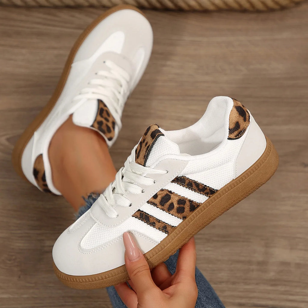 Women's Leopard Print Slip-On Sneakers