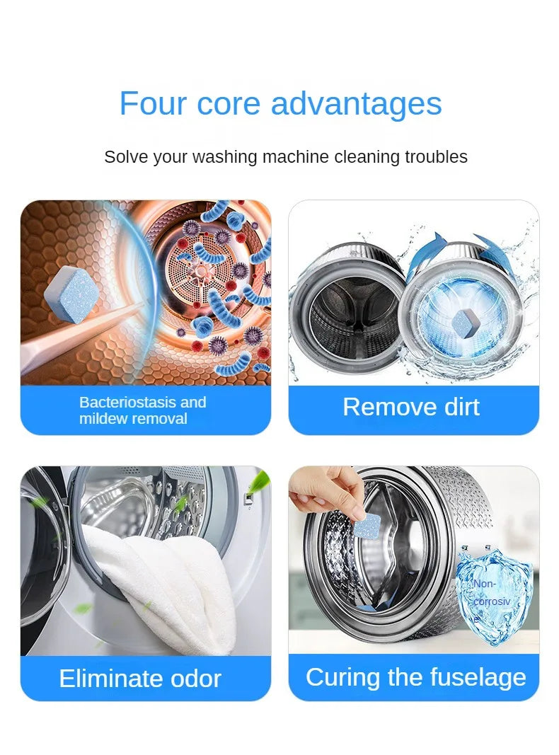 Wasmachine Reinigingstabletten - Voor een echte reiniging van je machine.