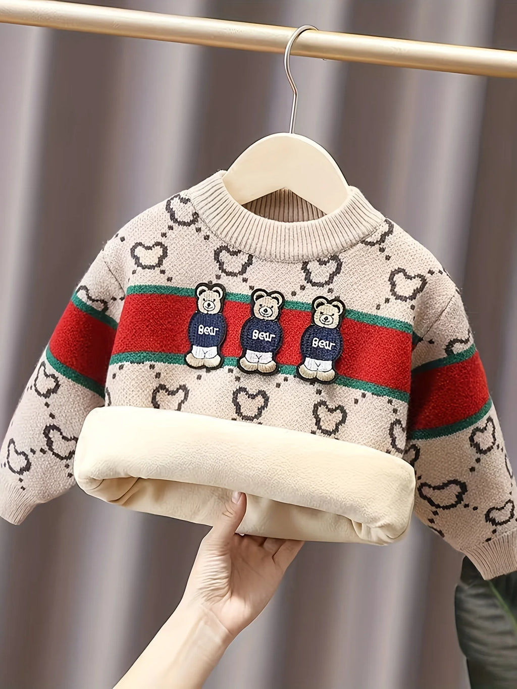 Jongens Fleece Sweater – Warm & Dik