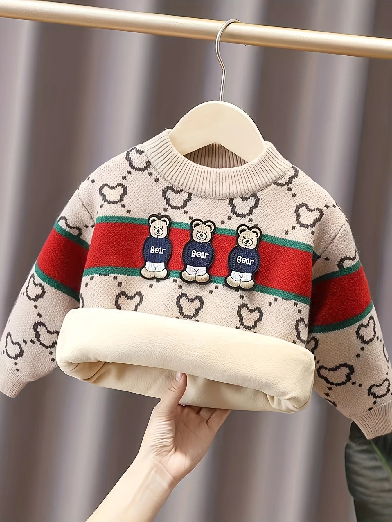 Jongens Fleece Sweater – Warm & Dik