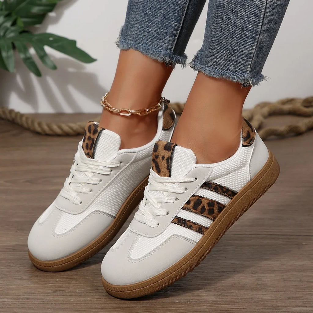 Women's Leopard Print Slip-On Sneakers
